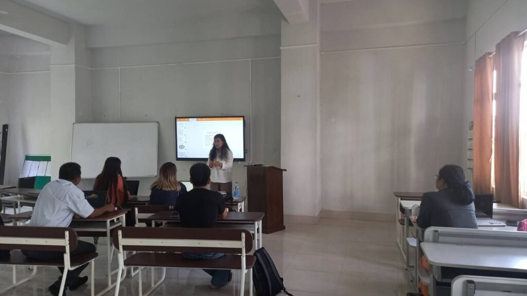 Research scholars at their first lecture class